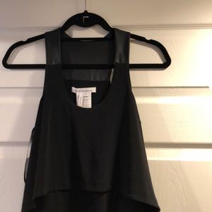 Bcbgeneration dress with leather detail